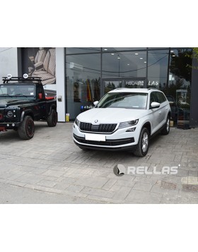 Ταπετσαρία Αυτοκιινήτου Skoda Kodiac σε ivory δέρμα σε εργοστασιακό σχέδιο