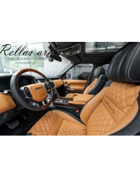 Ταπετσαρία Αυτοκινήτου σε Range rover vogue black-tampa σε σχέδιο Αutobiography