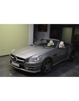 Ταπετσαρία Αυτοκινήτου σε Mercedes-Benz SLK με δέρμα ivory άριστης ποιότητας.