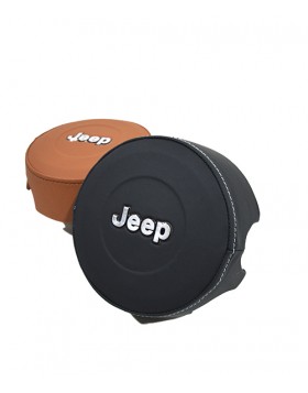 Ντύσιμο σε αερόσακους Jeep με δέρμα άριστης ποιότητας σε απόχρωση ταμπά και μαύρο