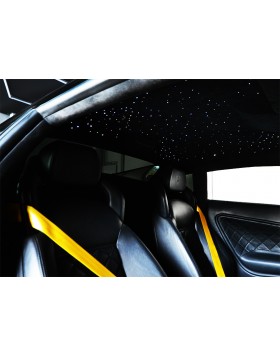 Ταπετσαρία ουρανού αυτοκινήτου από alcantara και led lights