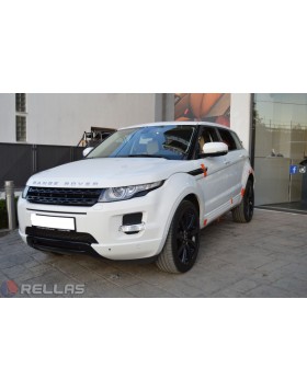 Ταπετσαρία Αυτοκινήτου σε RANGE ROVER EVOQUE, επένδυση εσωτερικού με δέρμα άριστης ποιότητας σε αποχρώσεις καφέ-κρεμ.