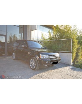 Ταπετσαρία Αυτοκινήτου σε RANGE ROVER SPORT με δέρμα άριστης ποιότητας σε μαύρο χρώμα σε συνδυασμό με εκρού alcantara. 