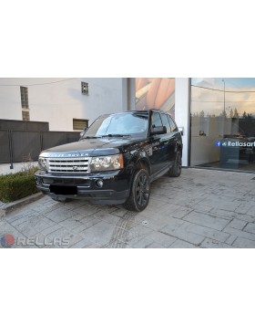 Ταπετσαρία Αυτοκινήτου σε RANGE ROVER SPORT, ολική επένδυση εσωτερικού από δέρμα άριστης ποιότητας σε λευκή απόχρωση με τρυπητό σχέδιο στο κέντρο και μαύρες λεπτομέρεις 