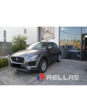 Ταπετσαρία Αυτοκινήτου σε JAGUAR F-PACE με δέρμα άριστης ποιότητας σε συνδυασμό με τρυπητό και χρώμα IVORY με ανθρακί ραφές.