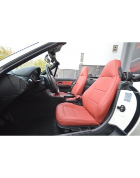 Ταπετσαρία Αυτοκινήτου σε BMW Z3 με δέρμα άριστης ποιότητας κόκκινου χρώματος